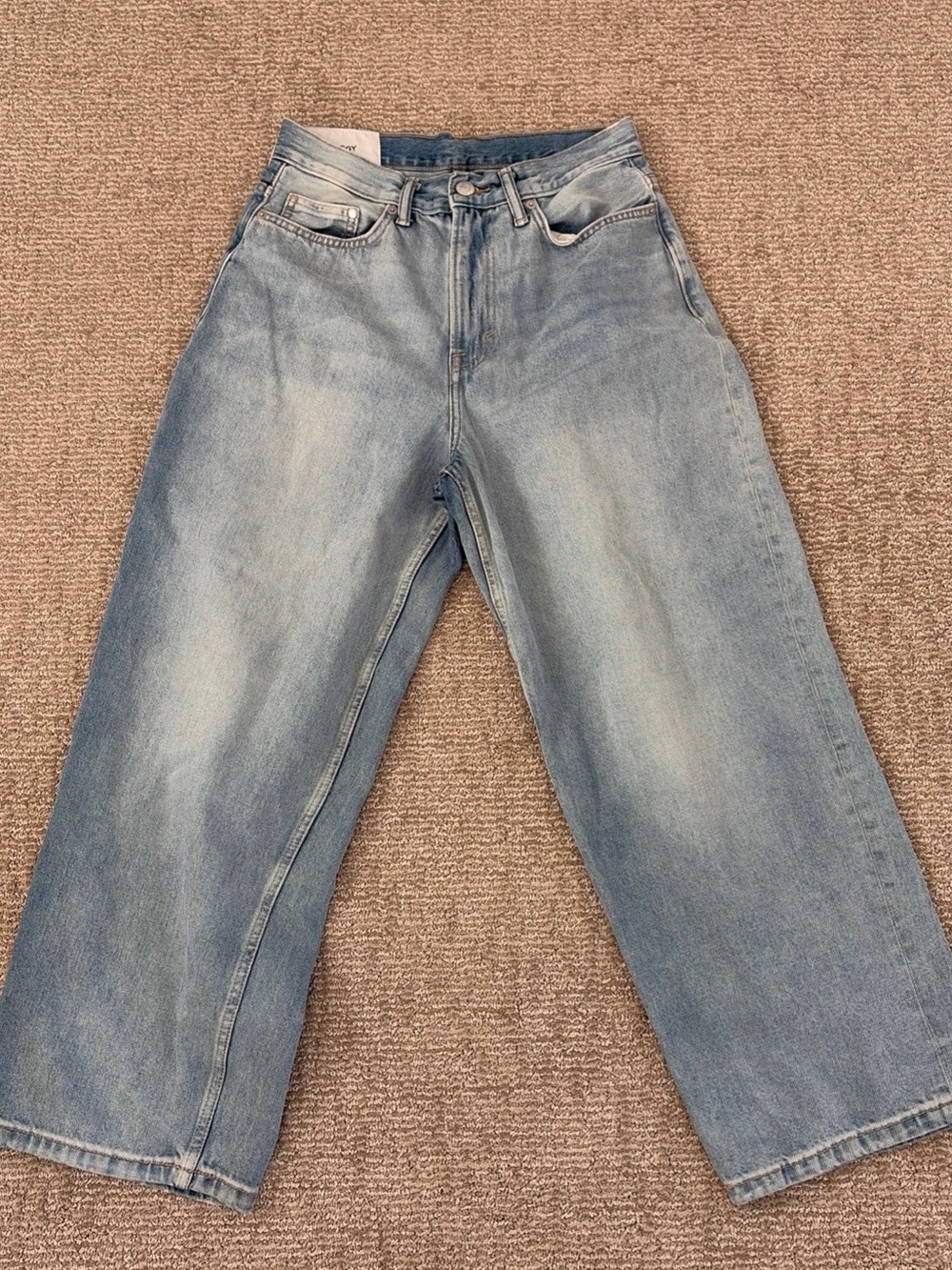 H&M men’s baggy light blue denim jeans 28x30 baggy skaters 90’s y2k grunge
